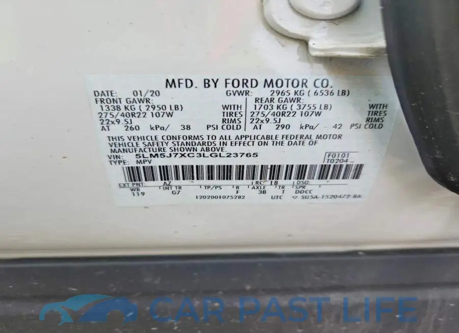 5LM5J7XC3LGL23765# 13