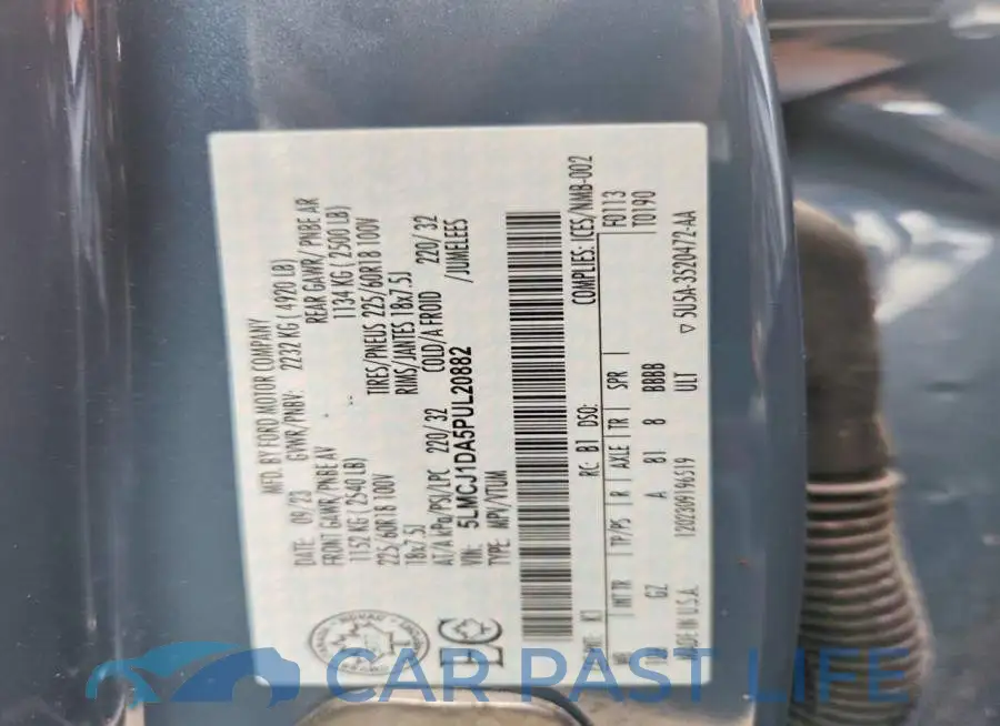 5LMCJ1DA5PUL20882# 13