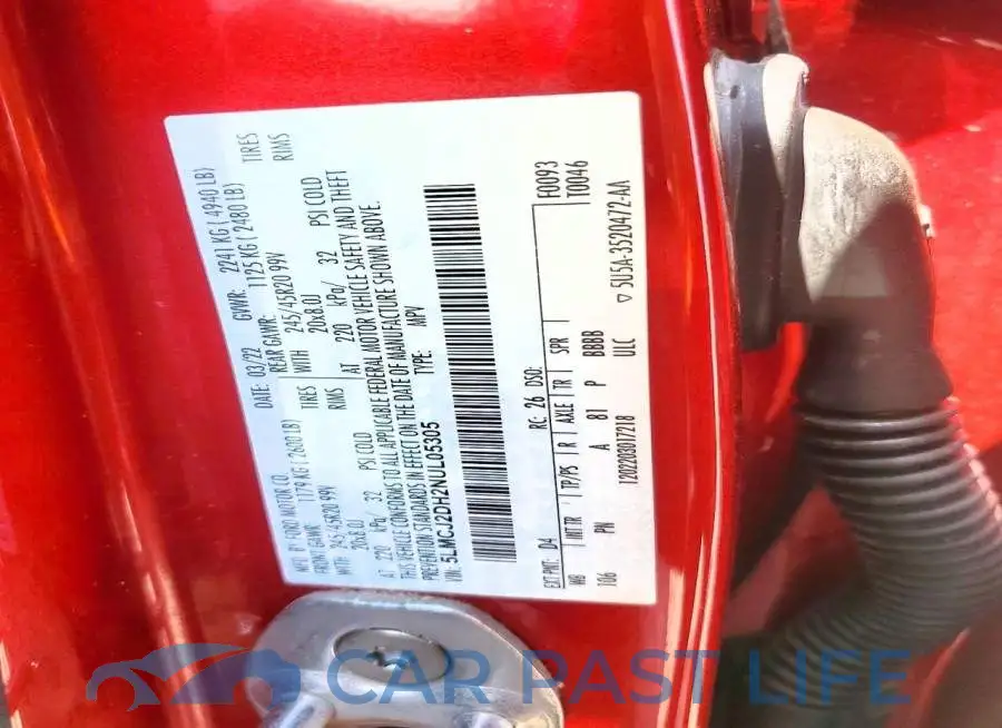 5LMCJ2DH2NUL05305# 13