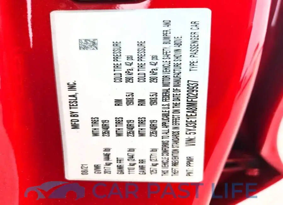5YJ3E1EA8MF029937# 12