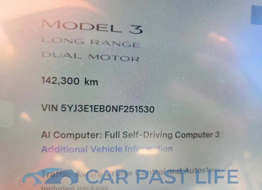 5YJ3E1EB0NF251530# 9