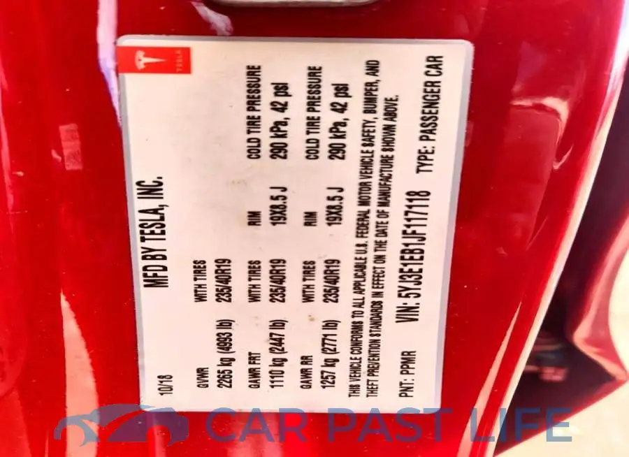 5YJ3E1EB1JF117118# 12