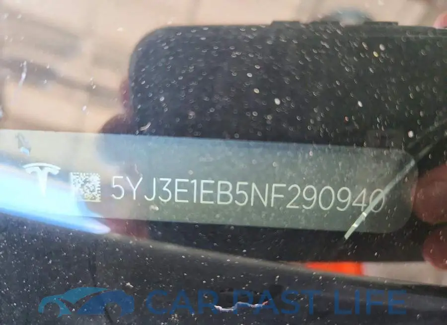 5YJ3E1EB5NF290940# 12