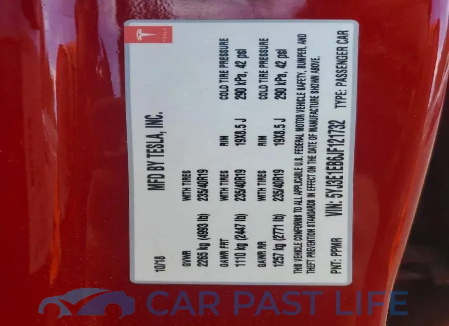 5YJ3E1EB6JF121732# 12