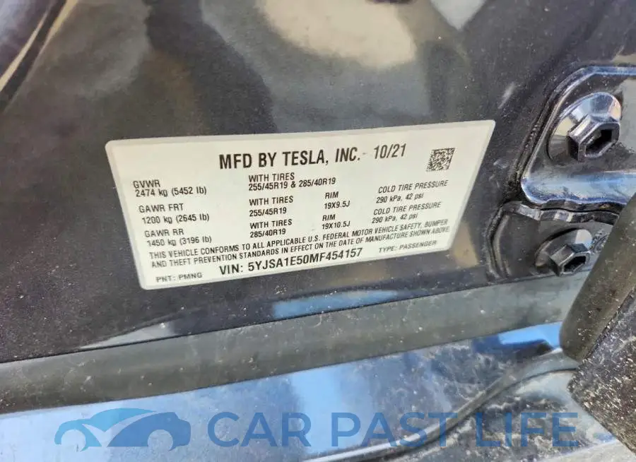 5YJSA1E50MF454157# 12