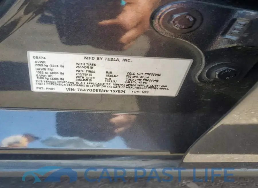 7SAYGDEE8RF167654# 12