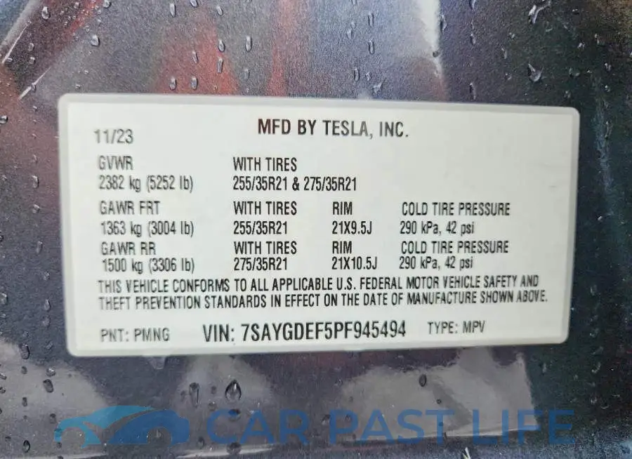 7SAYGDEF5PF945494# 13