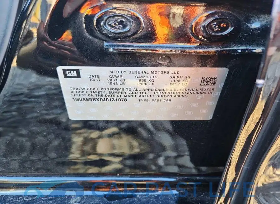 1G6AE5RX0J0131078# 12