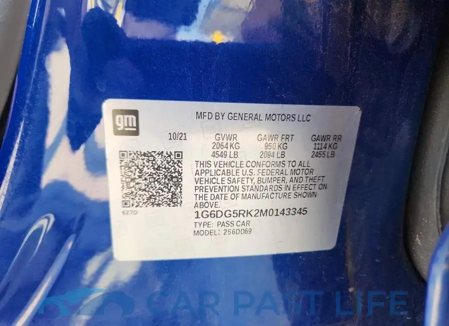 1G6DG5RK2M0143345# 12