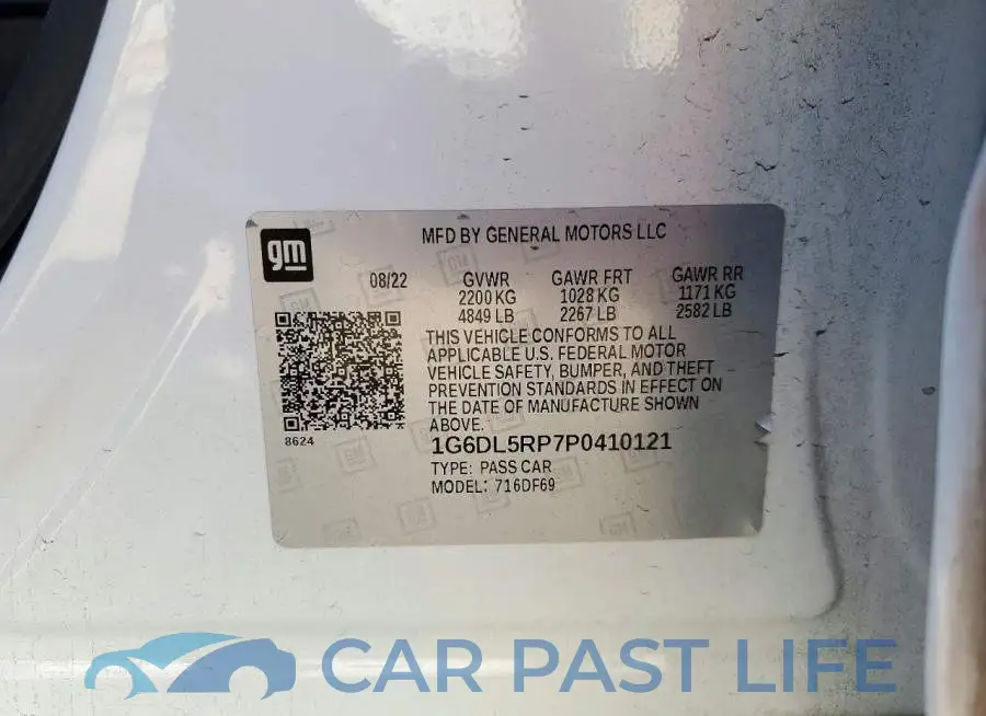 1G6DL5RP7P0410121# 12
