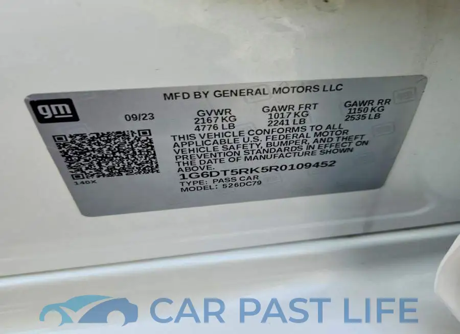 1G6DT5RK5R0109452# 12
