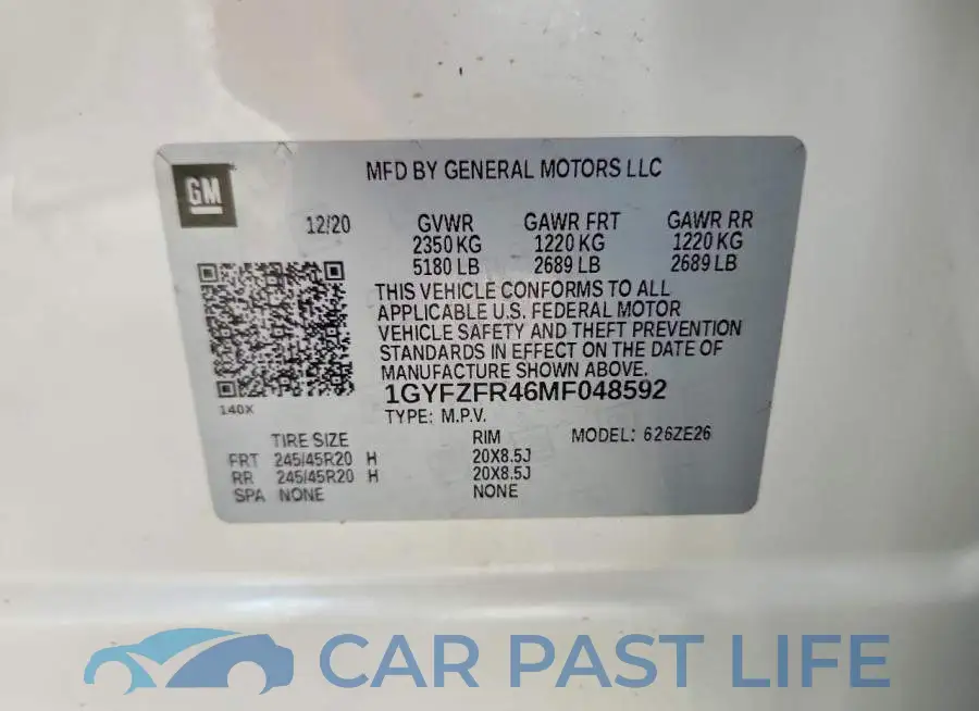 1GYFZFR46MF048592# 13