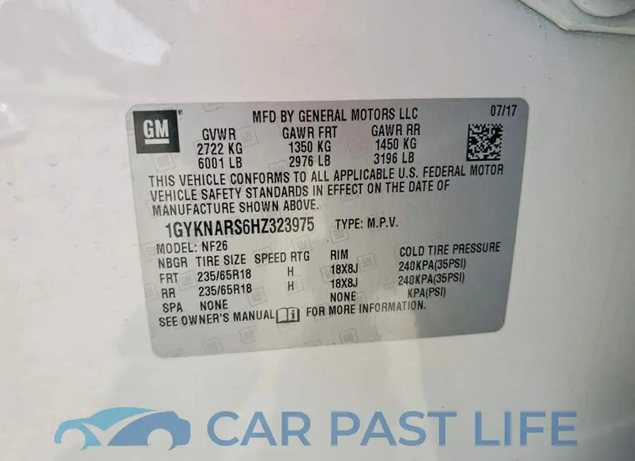 1GYKNARS6HZ323975# 14