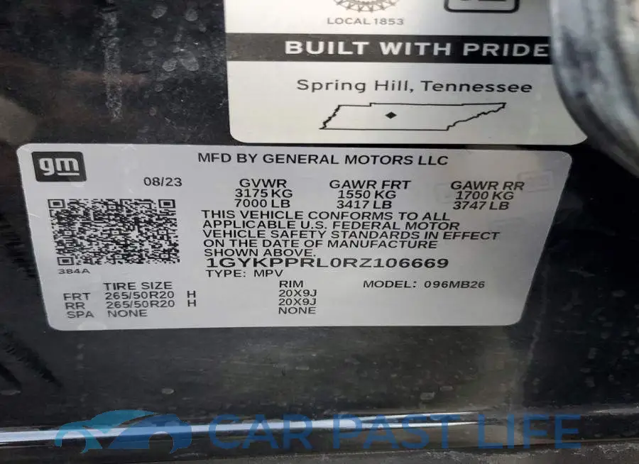 1GYKPPRL0RZ106669# 13