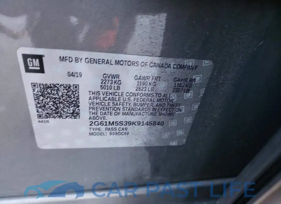 2G61M5S39K9145840# 12