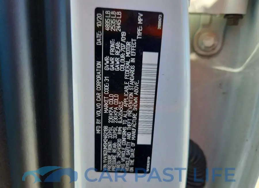 YV4162UM5M2462198# 14