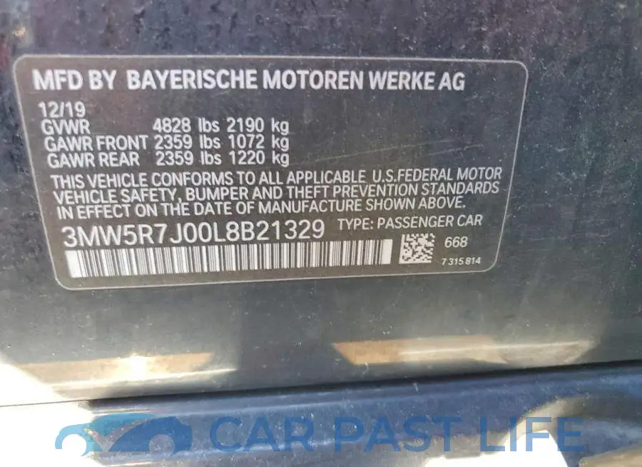 3MW5R7J00L8B21329# 12