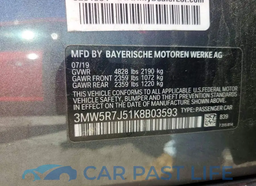 3MW5R7J51K8B03593# 13