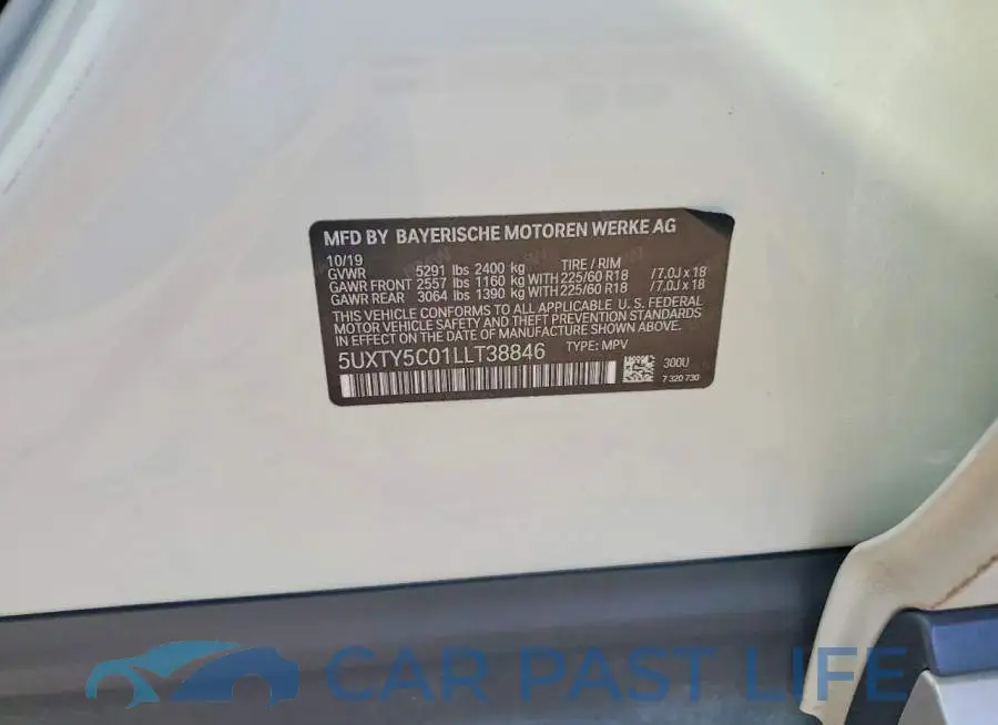 5UXTY5C01LLT38846# 12