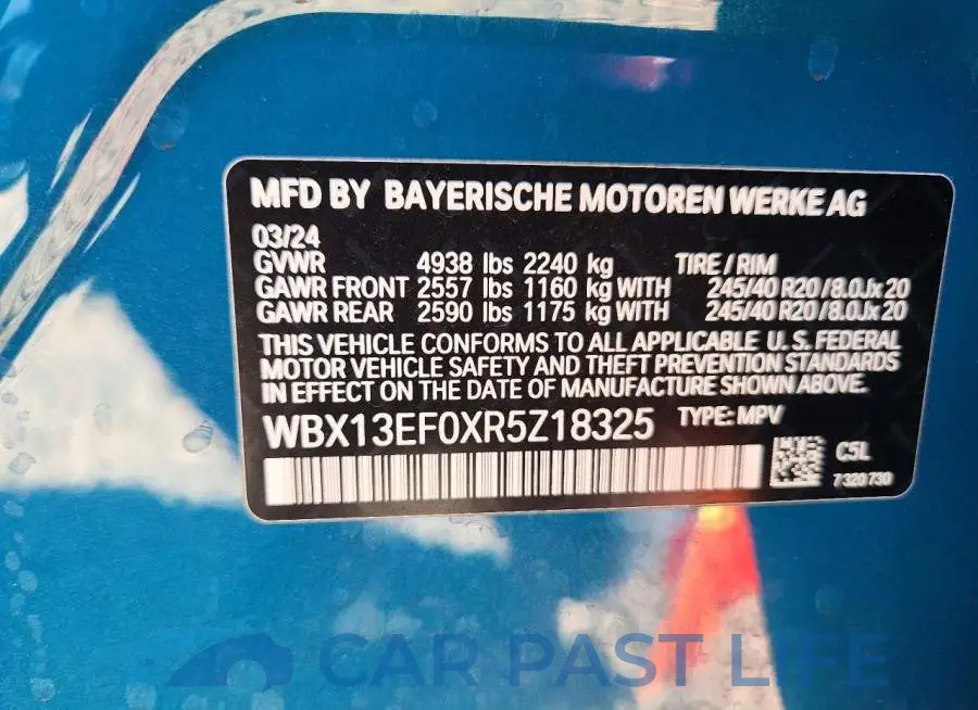 WBX13EF0XR5Z18325# 13