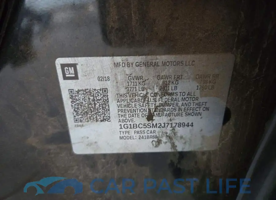 1G1BC5SM2J7178944# 12