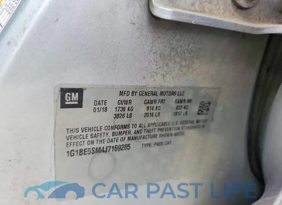 1G1BE5SM4J7169205# 12