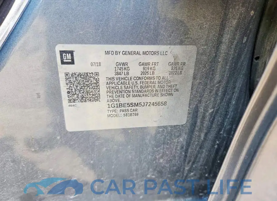 1G1BE5SM5J7245658# 12