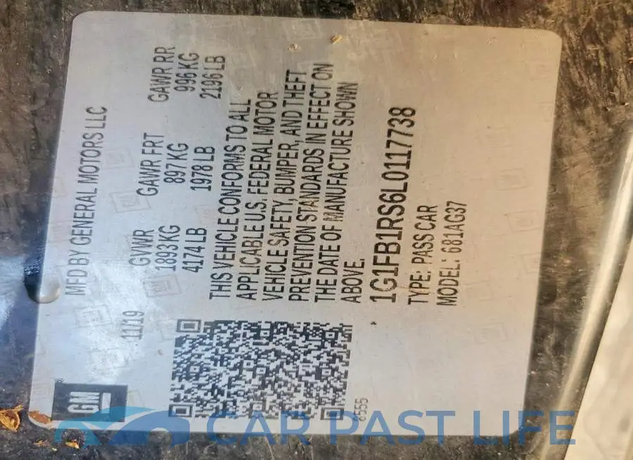 1G1FB1RS6L0117738# 12