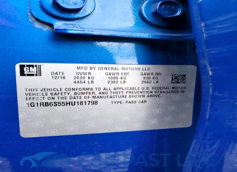 1G1RB6S55HU181798# 13