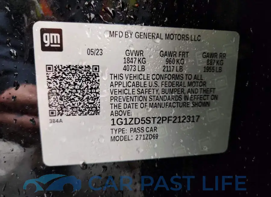 1G1ZD5ST2PF212317# 12