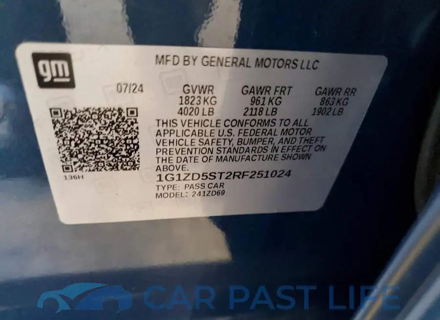 1G1ZD5ST2RF251024# 12