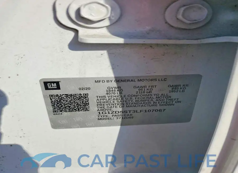 1G1ZD5ST3LF107067# 13