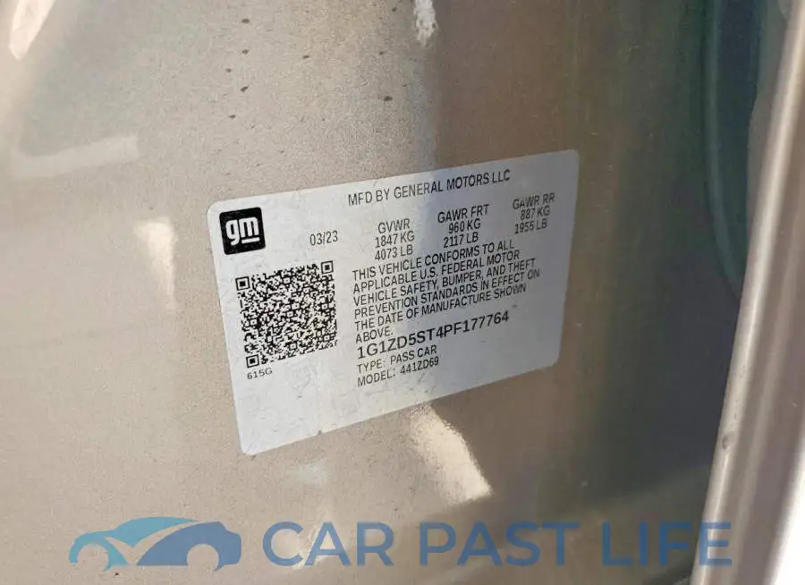 1G1ZD5ST4PF177764# 13