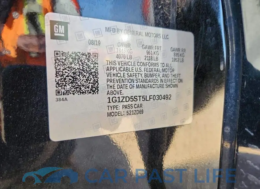 1G1ZD5ST5LF030492# 12