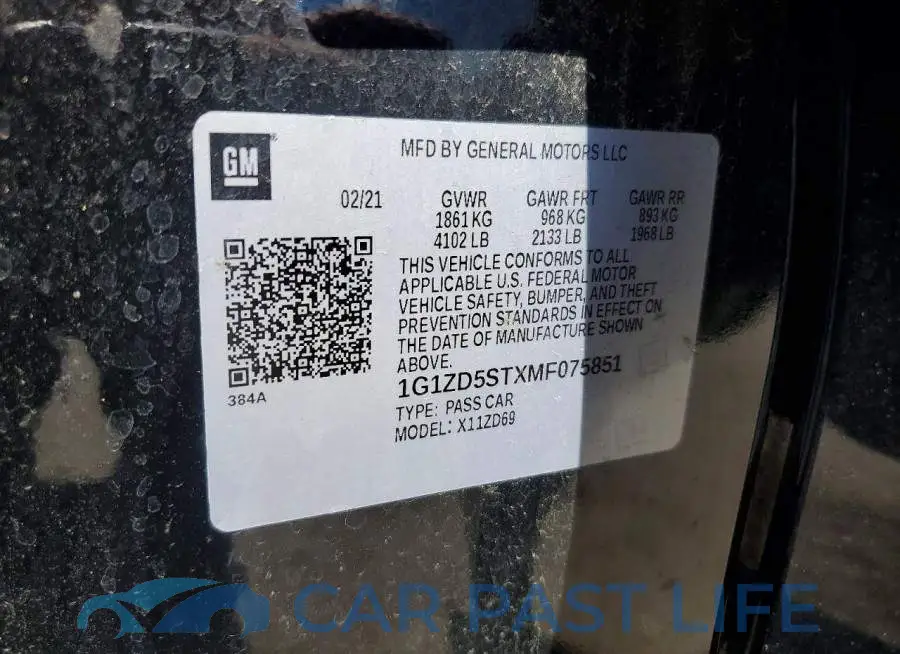 1G1ZD5STXMF075851# 13