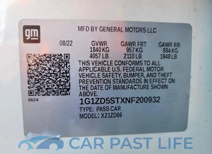 1G1ZD5STXNF200932# 12