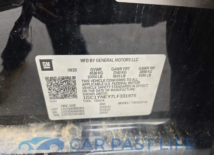 1GC1YNEY7LF331975# 12