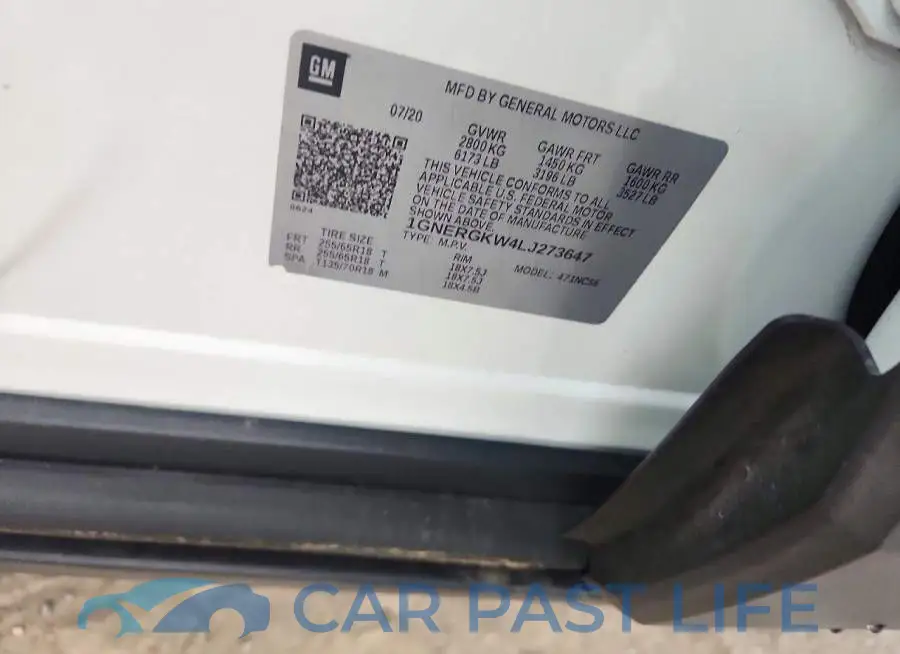 1GNERGKW4LJ273647# 13