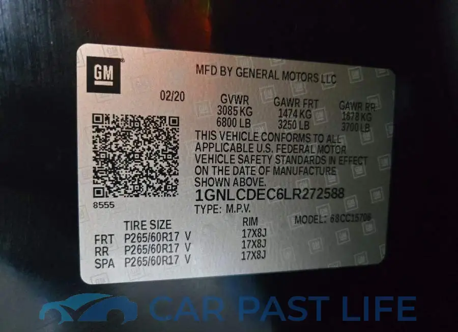 1GNLCDEC6LR272588# 12