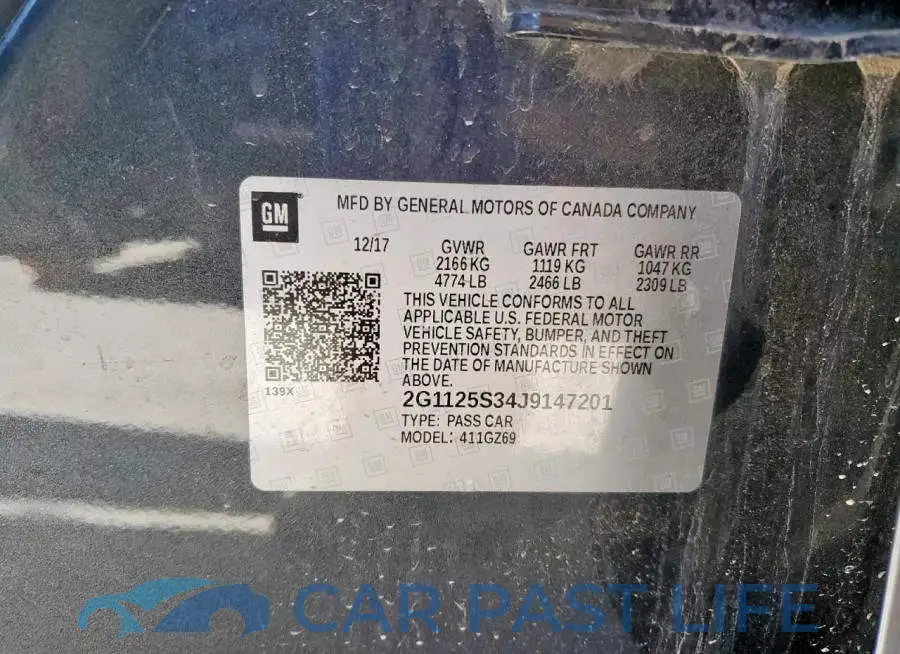 2G1125S34J9147201# 12