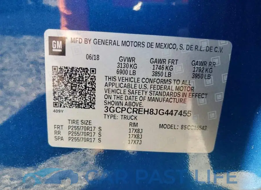 3GCPCREH8JG447455# 13