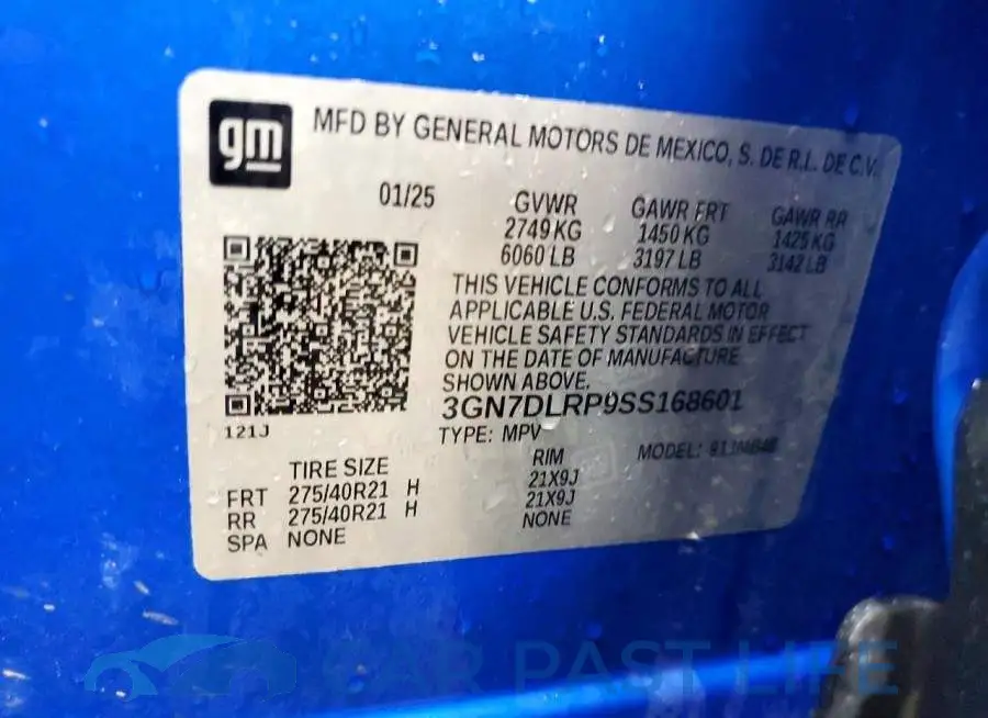3GN7DLRP9SS168601# 13