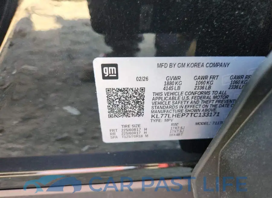 KL77LHEP7TC133171# 13