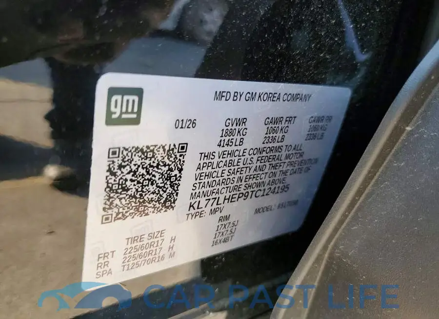 KL77LHEP9TC124195# 13