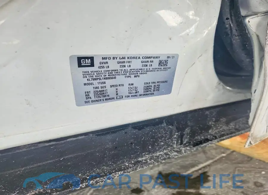 KL79MPSL1NB065640# 12
