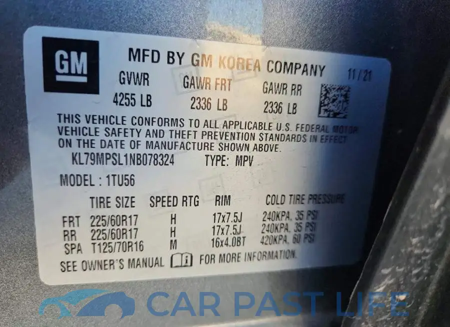 KL79MPSL1NB078324# 12