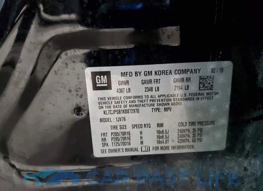 KL7CJPSB1KB872970# 14