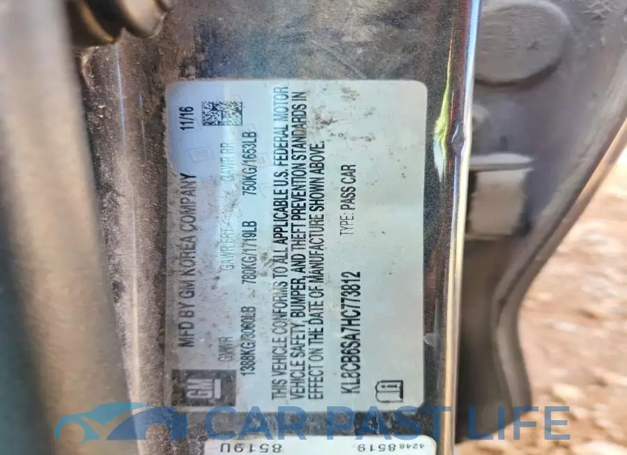 KL8CB6SA7HC773812# 12