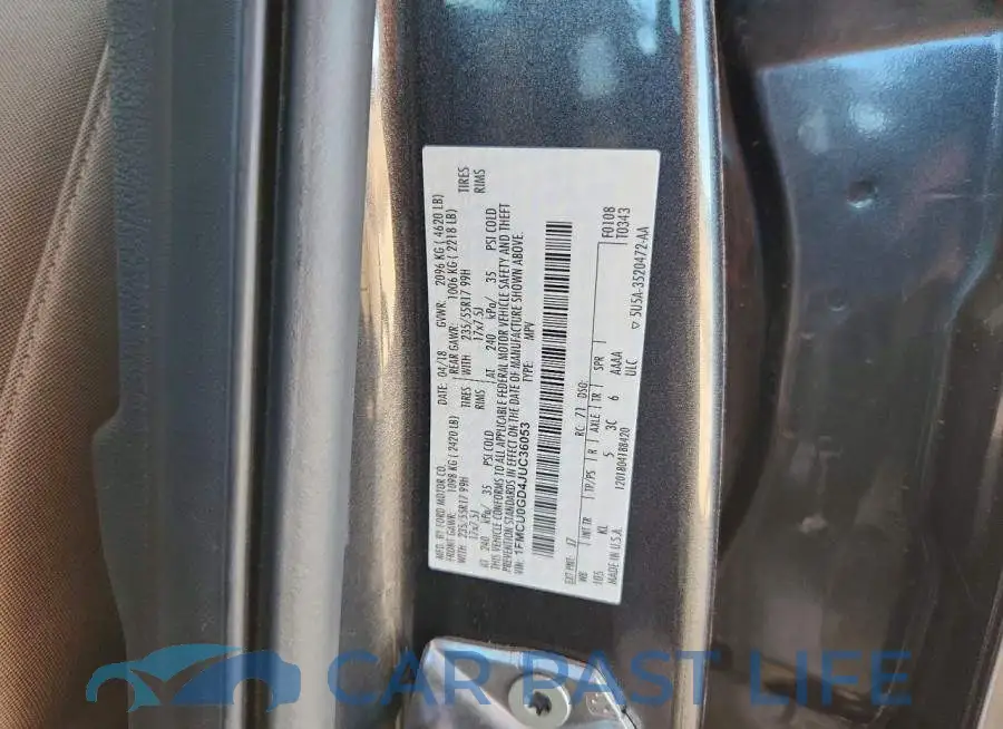 1FMCU0GD4JUC36053# 14