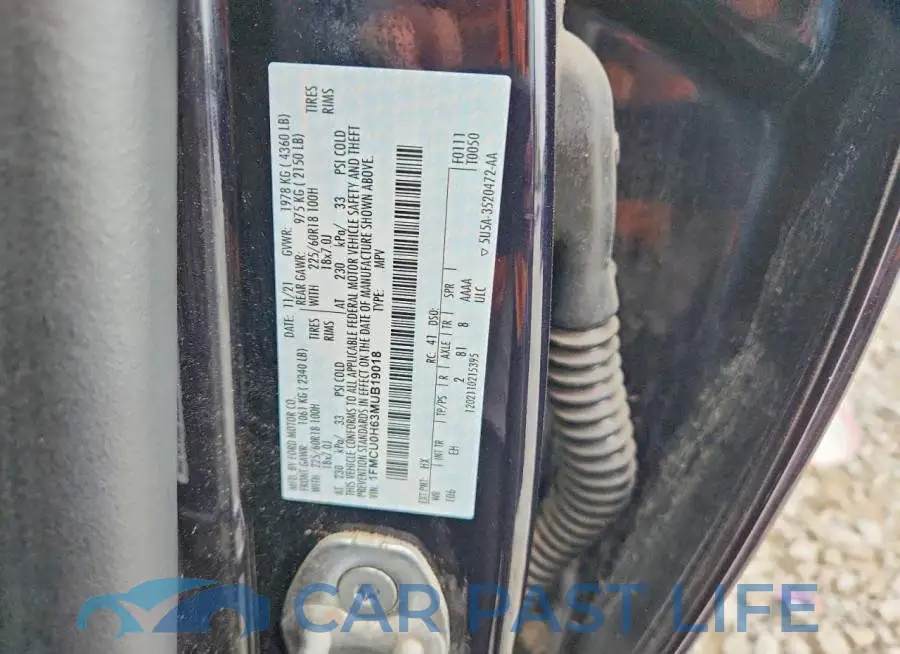 1FMCU0H63MUB19018# 14